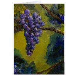 Pinot Noir Grapes Greeing Card van Maureen A. Gira