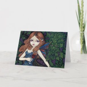 "Pinot Noir" Greeting Card Kaart