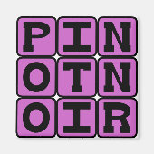 Pinot Noir, rode wijn Magneet (Voorkant)