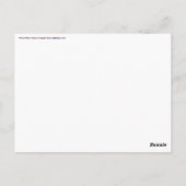 Pinot Noir Wine Grapes Briefkaart (Achterkant)