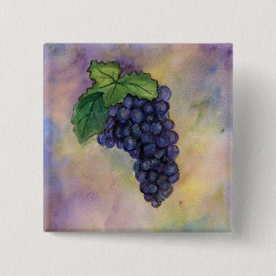 Pinot Noir Wine Grapes Button
