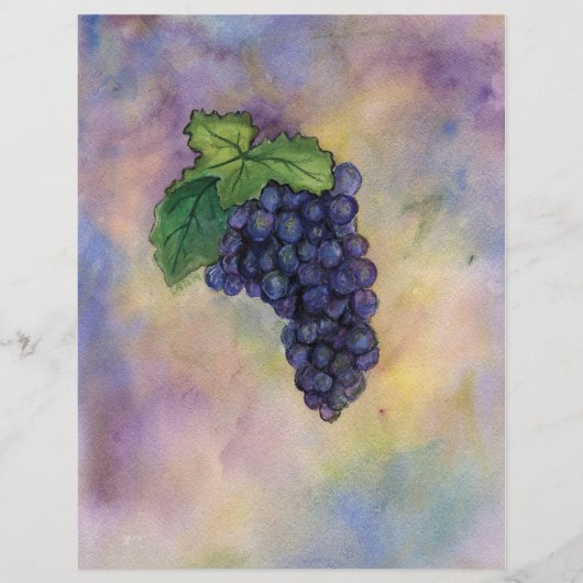 Pinot Noir Wine Grapes Flyer (Voorkant)