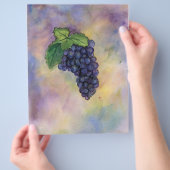 Pinot Noir Wine Grapes Flyer (Hand)