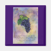 Pinot Noir Wine Grapes Magnet (Voorkant)