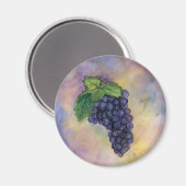 Pinot Noir Wine Grapes Magnet (Voorkant / Achterkant)