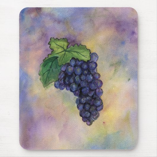 Pinot Noir Wine Grapes Mousepad Muismat (Voorkant)