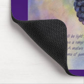 Pinot Noir Wine Grapes Mousepad Muismat (Hoek)