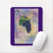Pinot Noir Wine Grapes Mousepad Muismat (Met muis)
