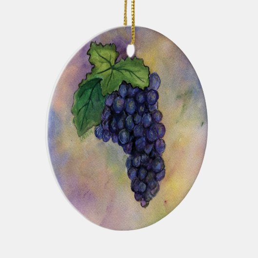 Pinot Noir Wine Grapes Ornament (Rechts)