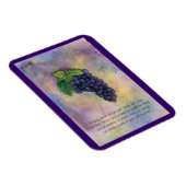 Pinot Noir Wine Grapes Painting Art Magnet Magneet (Rechterzijde)