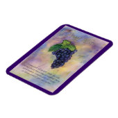 Pinot Noir Wine Grapes Painting Art Magnet Magneet (Linkerzijde)