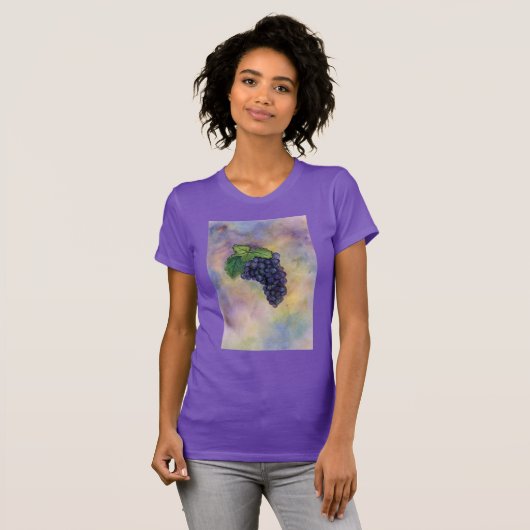 Pinot Noir Wine Grapes T-shirt (Voorkant volledig)