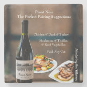 Pinot Noir Wine Pairing/Mastering the Kitchen Stenen Onderzetter (Voorkant)