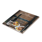 Pinot Noir Wine Pairing/Mastering the Kitchen Tegeltje (Zijkant)