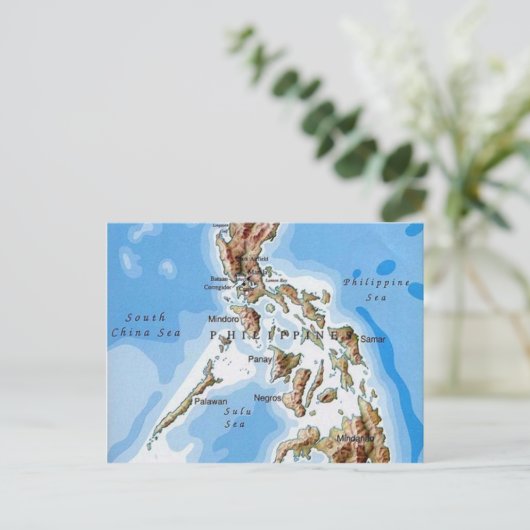 pinoy ako briefkaart (Staand voorkant)