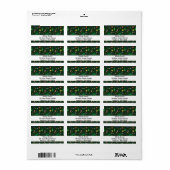 Pinoy Ako Filippijnse kerstpatroon Etiket (Full Sheet)