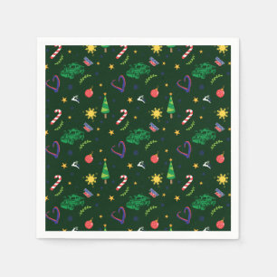 Pinoy Ako Filippijnse kerstpatroon Servet