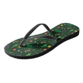 Pinoy Ako Filippijnse kerstpatroon Teenslippers (Schuin)
