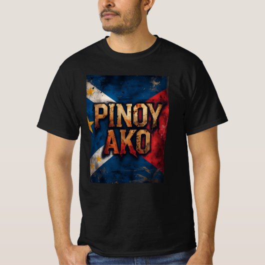 Pinoy Ako Philippines Pride T-Shirt (Voorkant)