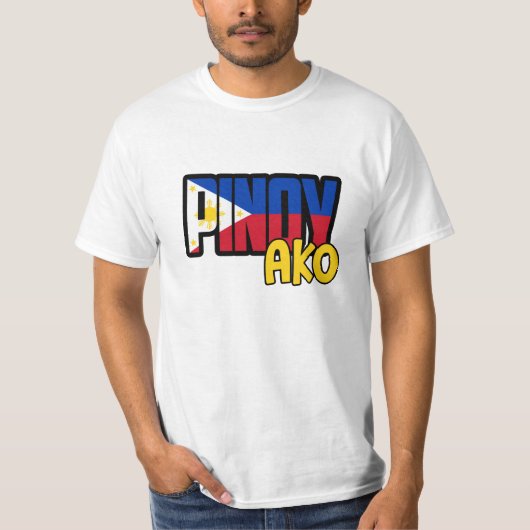 Pinoy Ako T-Shirts - Filippijnse Shirten (Voorkant)