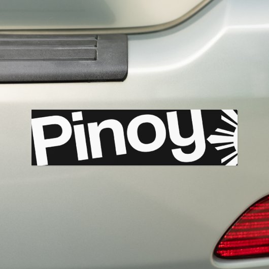 Pinoy Bumpersticker (Op auto)