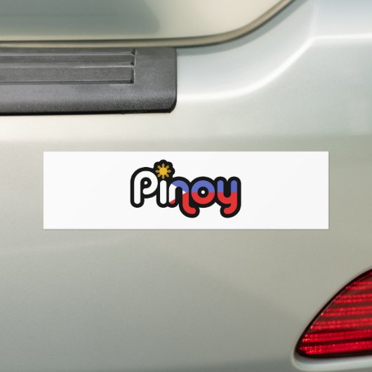 Pinoy Bumpersticker (Op auto)