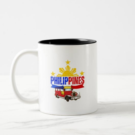 Pinoy Design Filipijnen Jeepney Mok (Links)