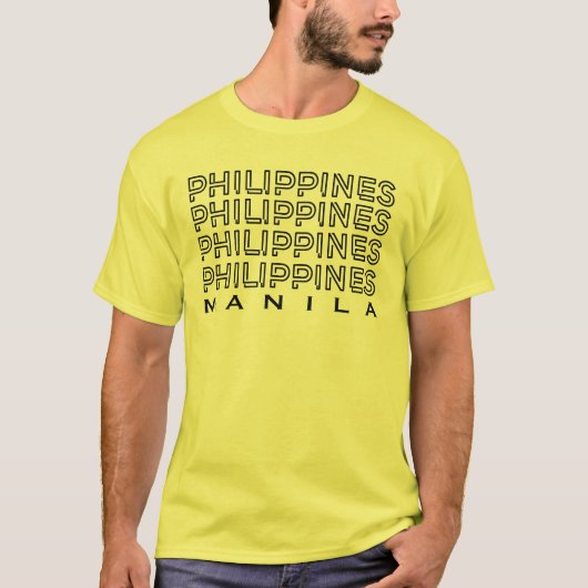 Pinoy Design "Philippines Pattern" T-shirt (Voorkant)