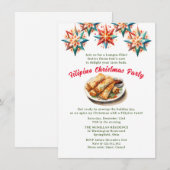 Pinoy Kerstfeest Lumpia Kaart (Voorkant / Achterkant)