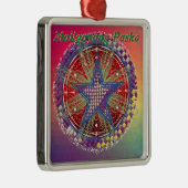 Pinoy Kerstparollantaarn Metalen Ornament (Rechts)