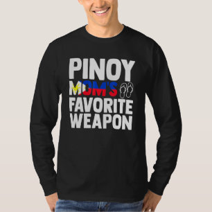 Pinoy Moms Favoriete Wapen Filipijnse Vlag Pinay N T-shirt