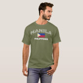 Pinoy ontwerpt "MANILA" T-shirt (Voorkant volledig)