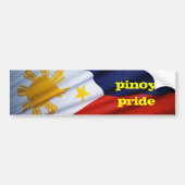 pinoy pride bumpersticker (Voorkant)