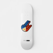 Pinoy Shocker "JDM style" Badge Skateboard (Voorkant)