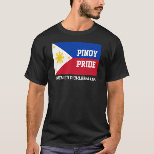 PINOY TROTS Aangepaste Filipijnse Vlag Filipijnen T-shirt