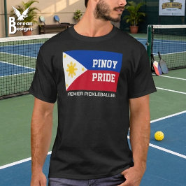 PINOY TROTS Aangepaste Filipijnse Vlag Filipijnen T-shirt
