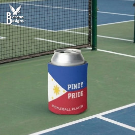 PINOY TROTS Monogram Filipijnen Filipijnse Vlag Blikjeskoeler