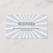 Pinpoint Grungy Rays Glasses Visitekaartje (Achterkant)