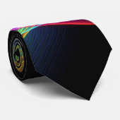 Pinpoint Rainbow Gay Pride LGBT Necktie Stropdas (Opgerold)