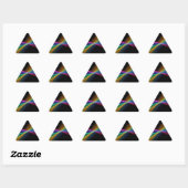 Pinpoint Rainbow Gay Pride LGBT Triangle Sticker (Vel)