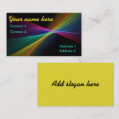 Pinpoint Rainbow Gay Pride LGBT Visitekaartje (Voorkant / Achterkant)