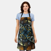 Pinrad Abstract Art Apron Schort (Gedragen)