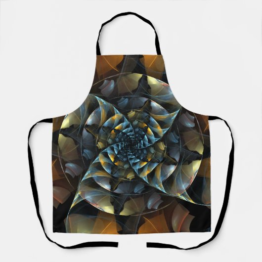 Pinrad Abstract Art Apron Schort (Voorkant)