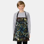 Pinrad Abstract Art Apron Schort (Gedragen)