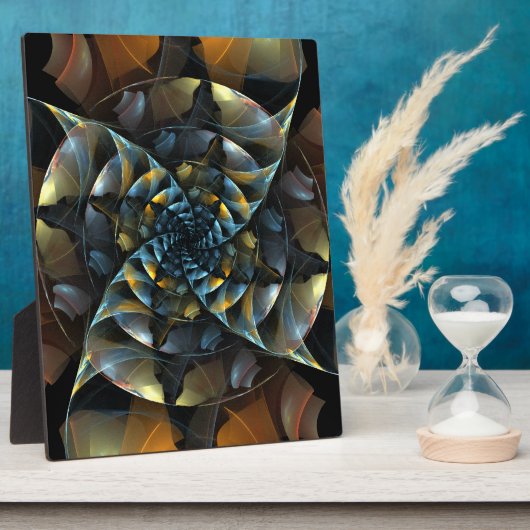 Pinrad Abstract Art Plaque Fotoplaat (Zijkant)
