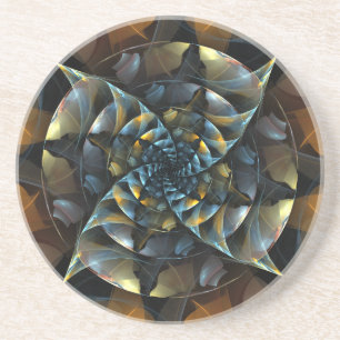 Pinrad Abstract kunststeenOnderzetter Zandsteen Onderzetter