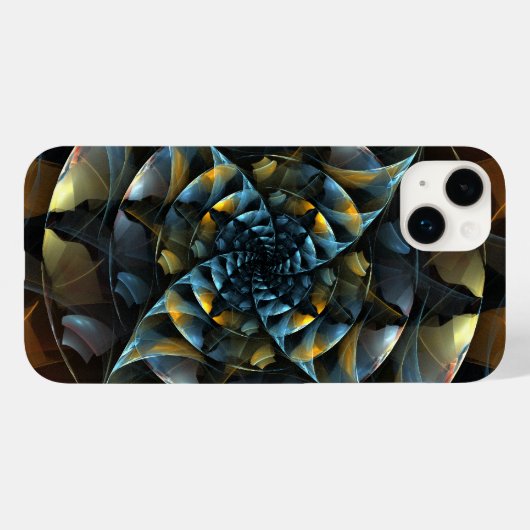 Pinrad Abstracte kunst Case-Mate iPhone Case (Achterkant (horizontaal))