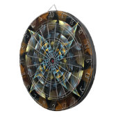 Pinrad Abstracte kunst Dartbord (Voorkant Rechts)