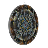 Pinrad Abstracte kunst Dartbord (Voorkant Links)