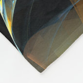 Pinrad Abstracte kunst Fleece Deken (Hoek)